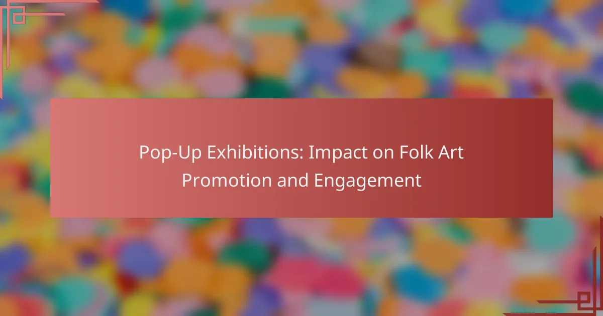 Pop-Up Exhibitions: Impact on Folk Art Promotion and Engagement